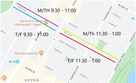 Alternate Side Parking Map Nyc